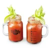 Bloody Mary Mason Jar Glasses - Set of 2