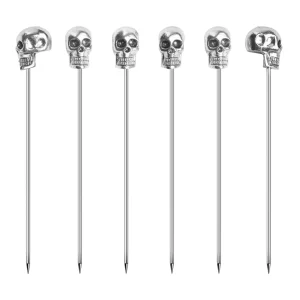 Brain Freeze Skull Cocktail Picks