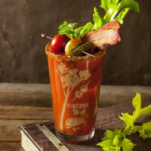 Caesar Time Cocktail Glasses - Set of 3 - Gold, Silver & Black