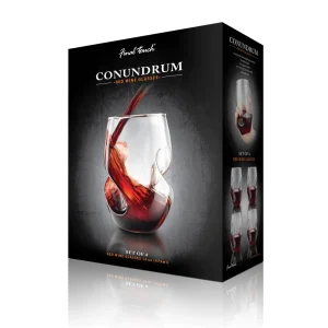 Conundrum Red Wine Glasses - Set of 4 - 16 oz (473ml)