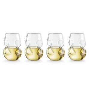 Conundrum White Wine Glasses - Set of 4 - 9 oz (266ml)