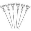 Diamond Cocktail Picks - Clear - Set of 6