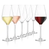 Everyday Lead-Free Crystal Wine Glasses - Set of 6