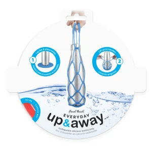 Everyday Up&Away Collapsible Silicone Bottle Bag - Grey