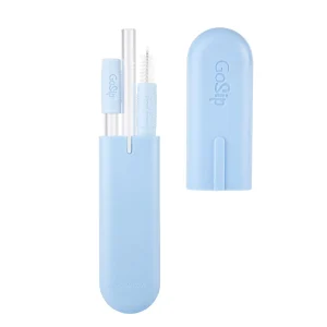 GoSip Glass Reusable Straws - Sky Blue