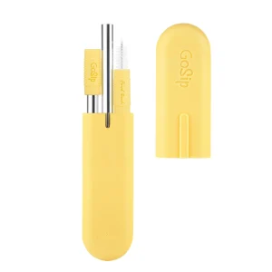 GoSip Stainless Steel Reusable Straws - Grey