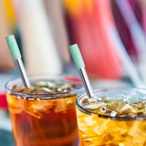 GoSip Stainless Steel Reusable Straws - Grey