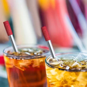 GoSip Stainless Steel Reusable Straws - Grey