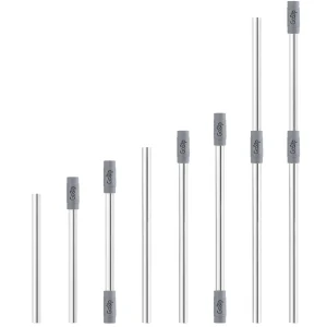 GoSip Stainless Steel Reusable Straws - Translucent Grey