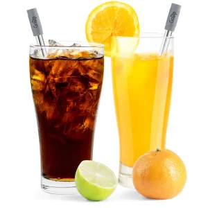 GoSip Stainless Steel Reusable Straws - Grey