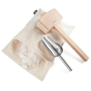 Lewis Ice Bag, Wood Mallet & Ice Scoop
