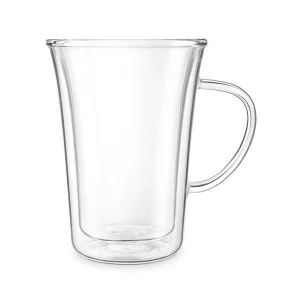 17 oz Double-Wall Insulated Glass Mug