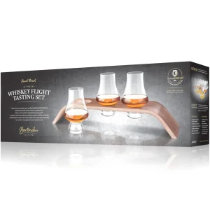 4 Piece Whiskey Flight Tasting Set