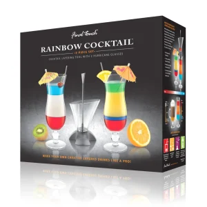 Rainbow Cocktail Layering Tool Set