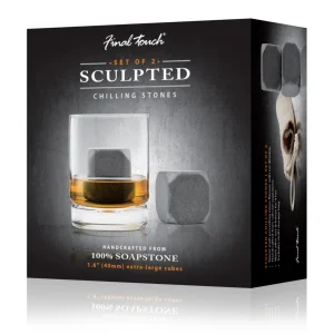 Sculpted Chilling Stones - Set of 2