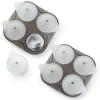 1.5" Silicone 4 Ice Ball Tray - Set of 2
