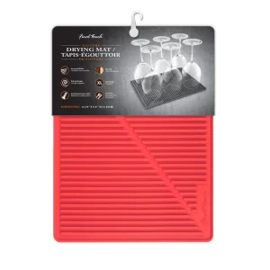 Silicone Glass Drying Mat - Black