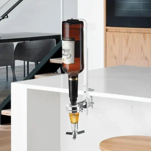 Single Bottle LED Wall / Table Mounted Liquor Dispenser