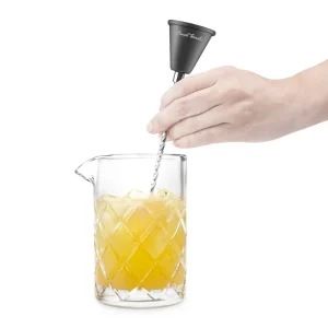 Spoon & Strainer with Built-in Jiggers