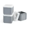 Stackable 1 3/4" Extra-Large Cube Ice Moulds - Set of 3