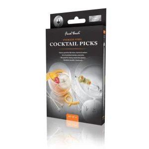 Stainless Steel Cocktail Picks - Set of 6