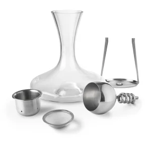 Twister Stainless Steel Aerator & Decanter Set