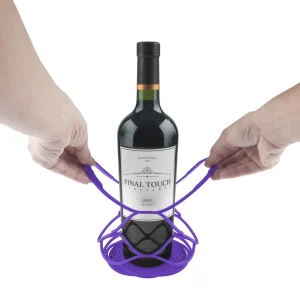 Up&Away Collapsible Silicone Bottle Bag - Grey