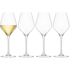 White Wine Lead-Free Crystal Glasses - Set of 2