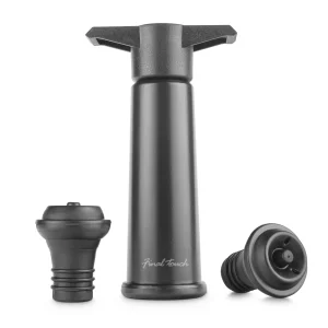 Wine Bottle Pump with Two Stoppers