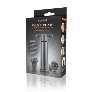 Wine Bottle Pump with Two Stoppers