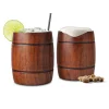 Wood Barrel Tumblers - Set of 2
