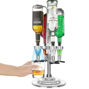 4 Bottle Led Liquor Dispenser