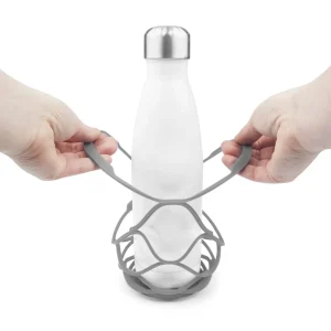 Everyday Up&Away Collapsible Silicone Bottle Bag - Grey